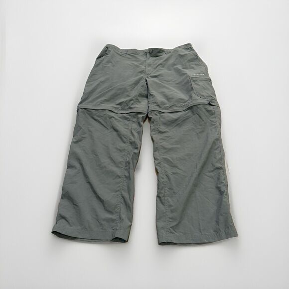 Columbia Mens Gray Blood and Guts III Convertible PFG Omni Shade Pants 40x30 - Picture 1 of 10